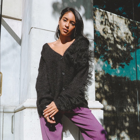 Collette Wool Blend Cardigan - Picture 7 of 7